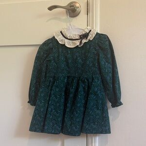 Janie and Jack Teal Green Toddler Dress